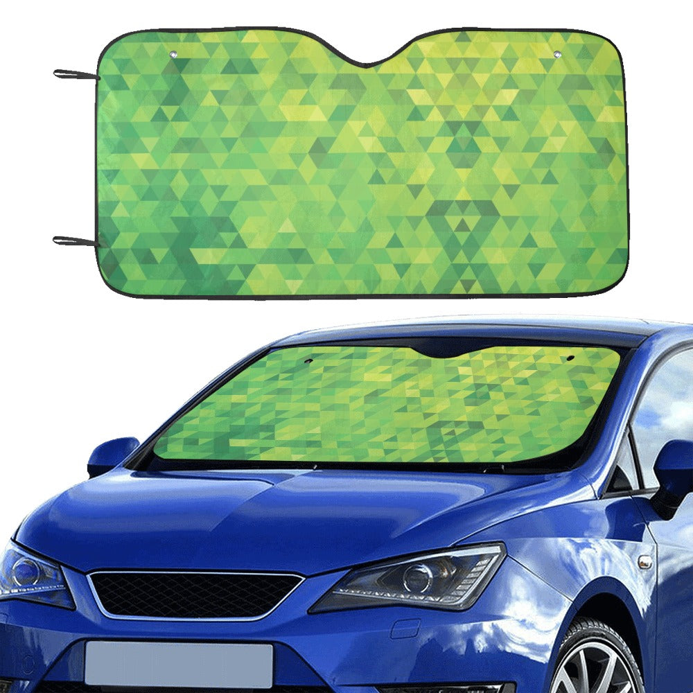 Geometric Print Design LKS402 Car front Windshield Sun Shade