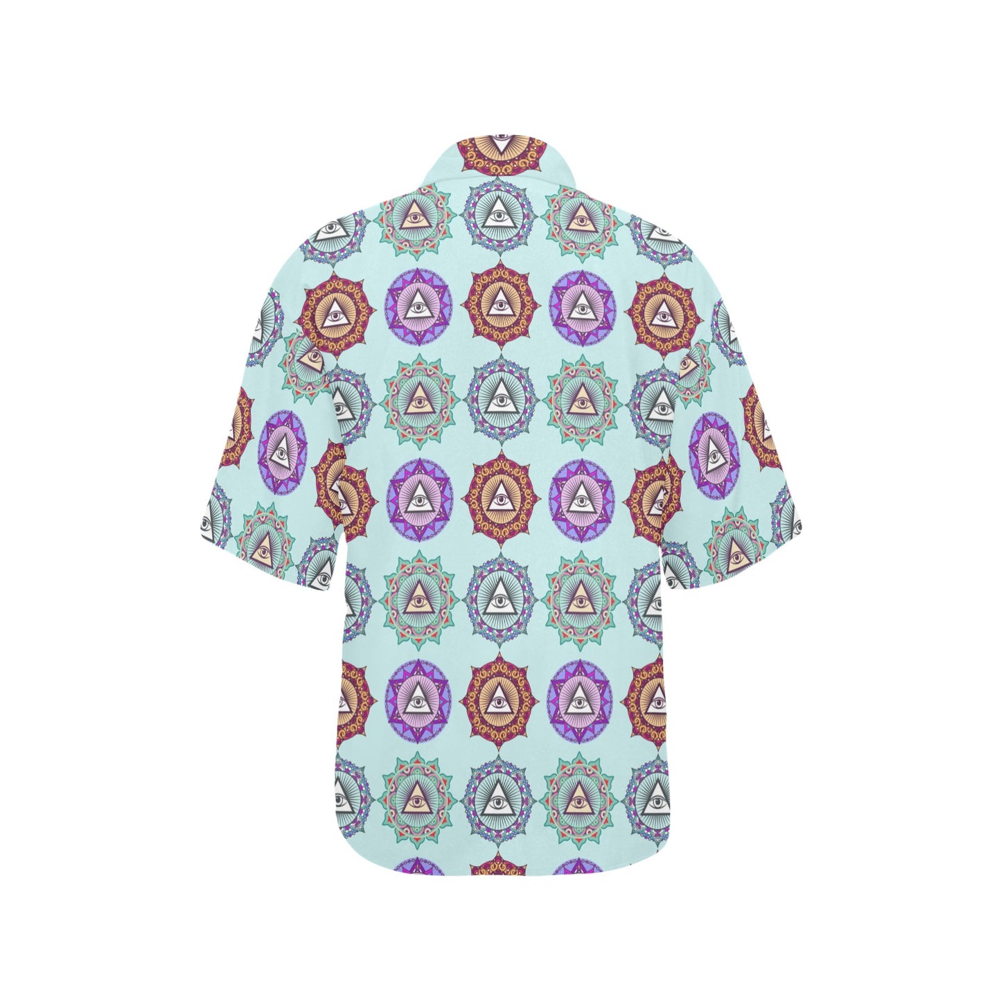 Third Eye Print Design LKS302 Women's Hawaiian Shirt