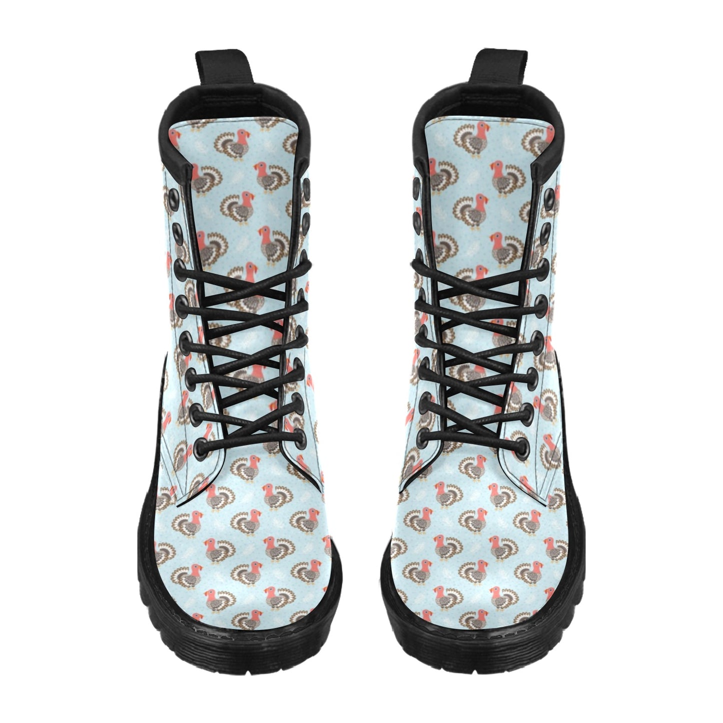 Turkey Print Design LKS403 Women's Boots
