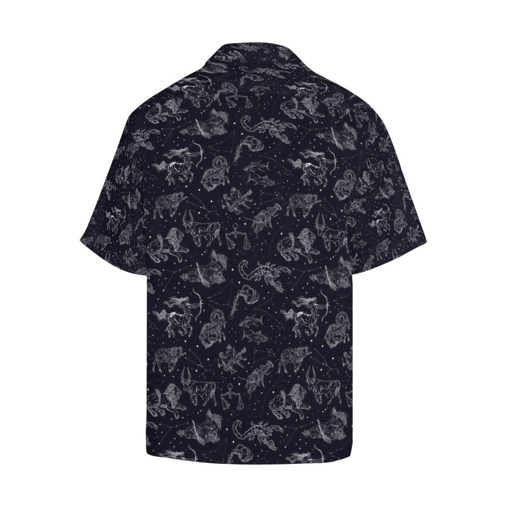 Zodiac Print Design LKS304 Men's Hawaiian Shirt