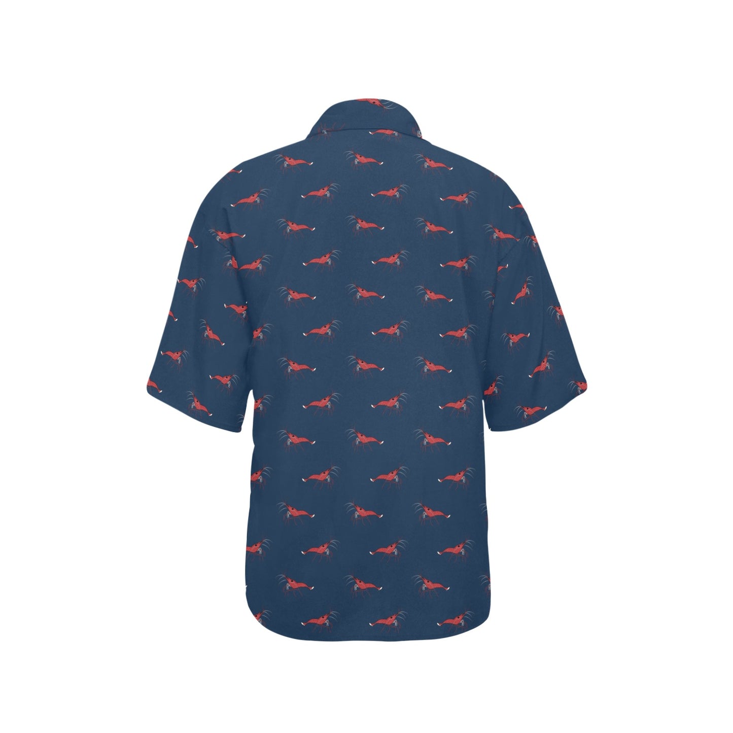 Shrimp Print Design LKS305 Women's Hawaiian Shirt