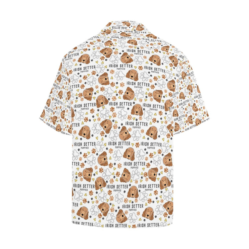 Setters Irish Print Design LKS301 Men's Hawaiian Shirt