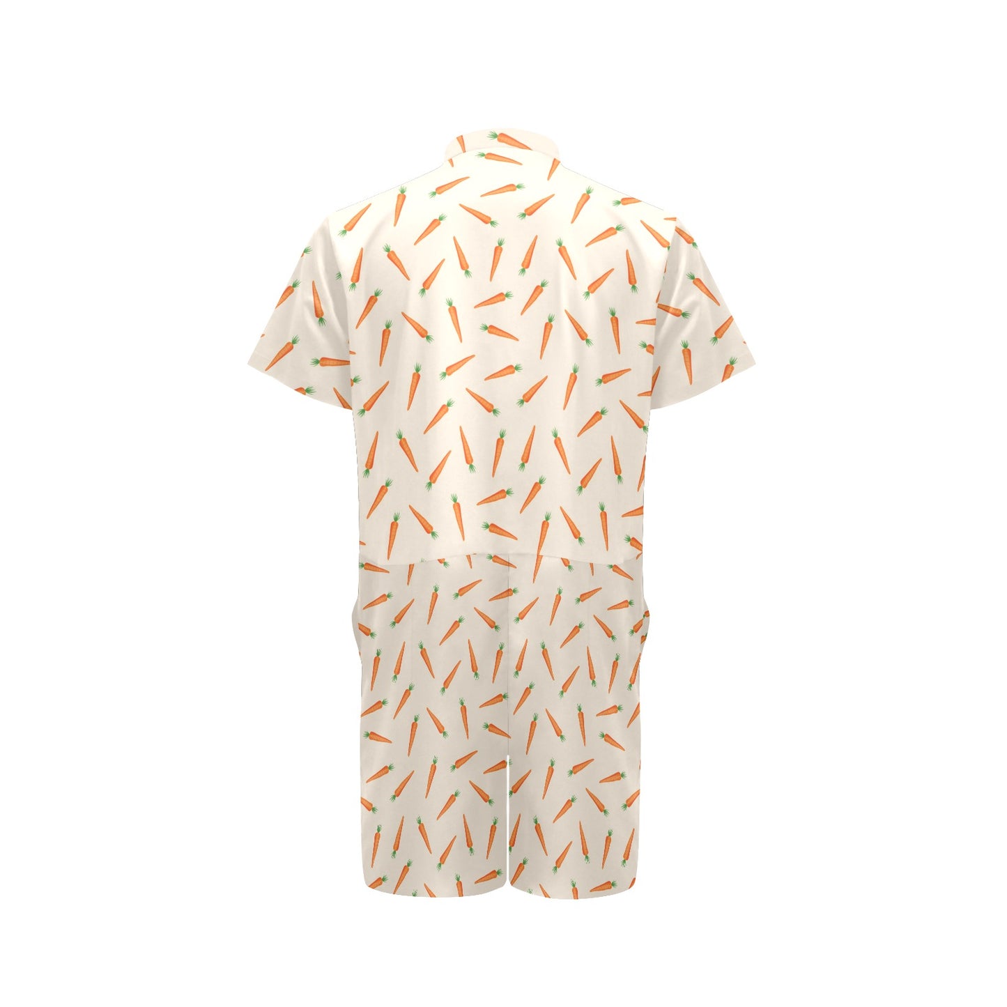 Carrot Pattern Print Design 07 Men's Romper