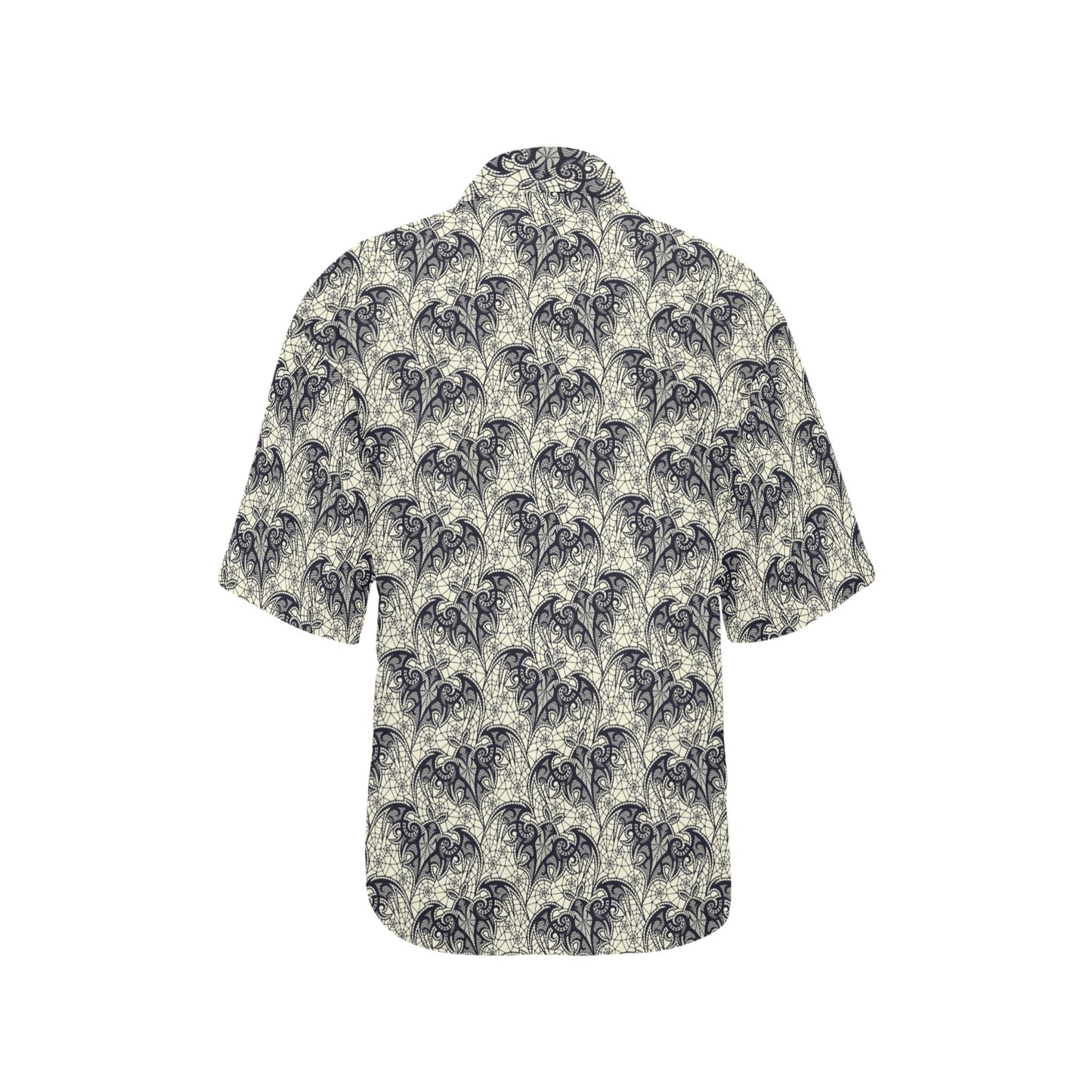 Bat Tribal Pattern Print Design 06 Women's Hawaiian Shirt