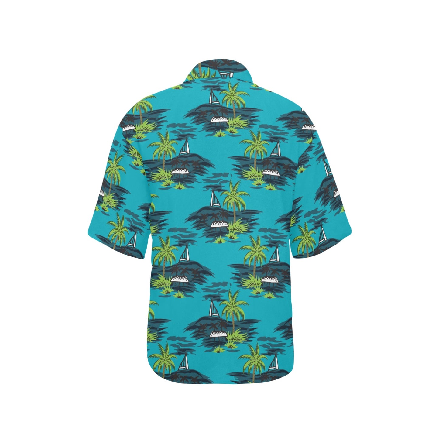 Pacific island Pattern Print Design A01 Women's Hawaiian Shirt