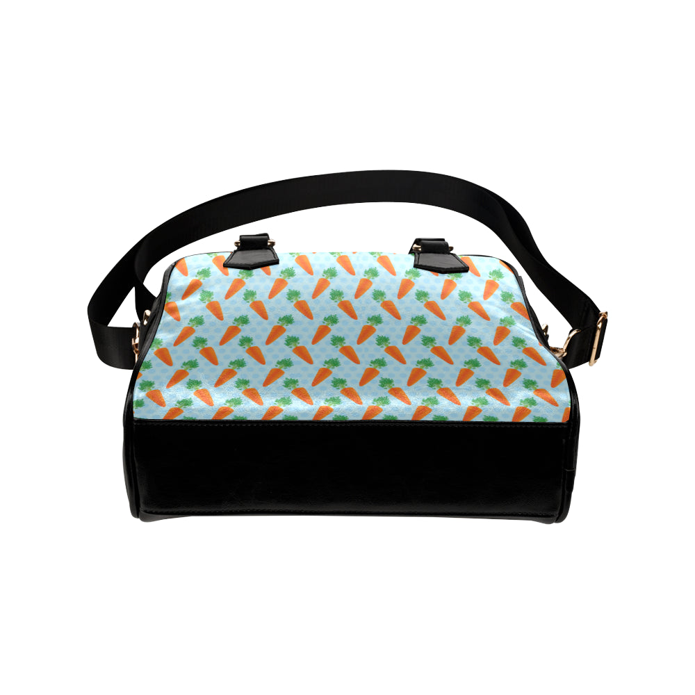 Carrot Pattern Print Design 01 Shoulder Handbag