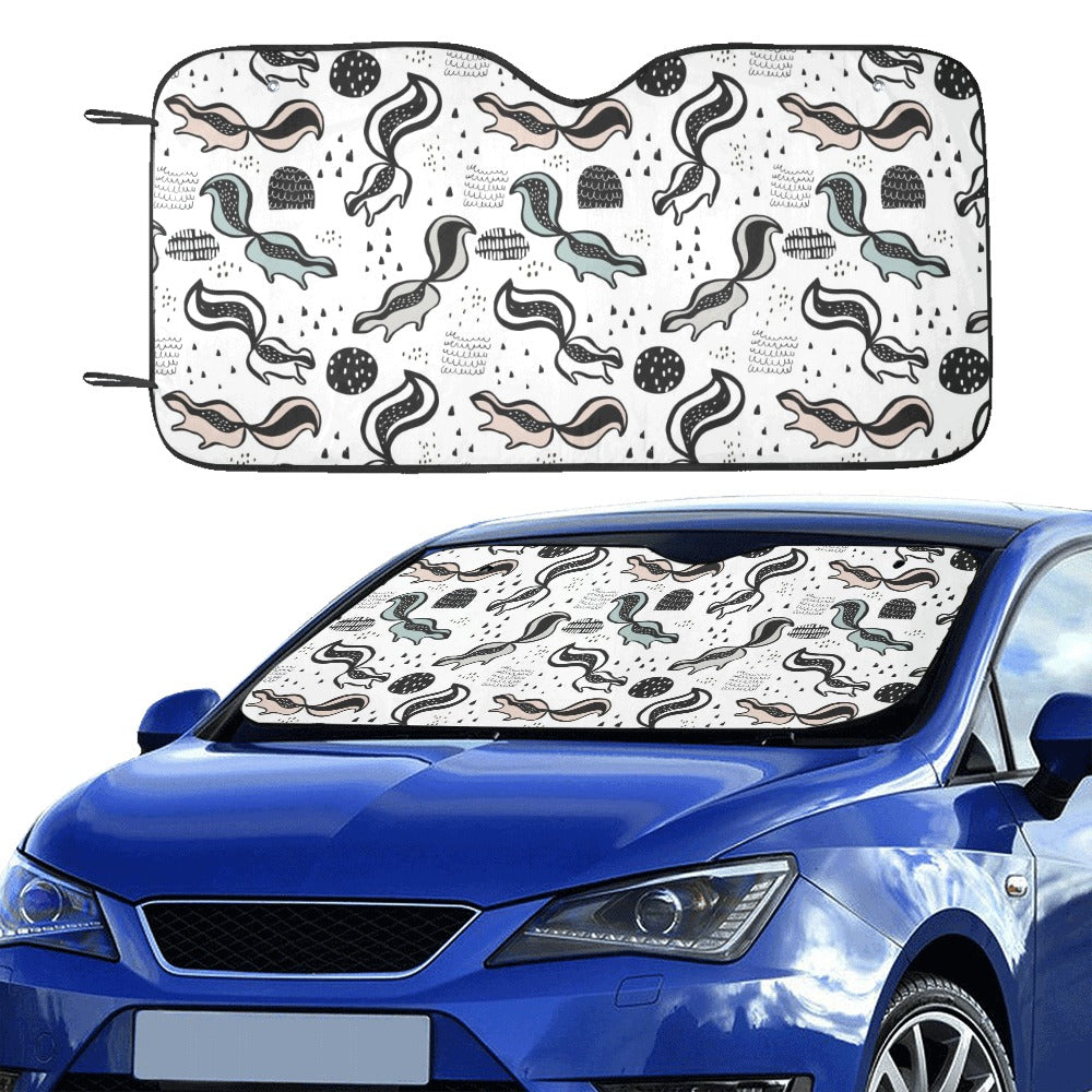 Skunk Print Design LKS303 Car front Windshield Sun Shade