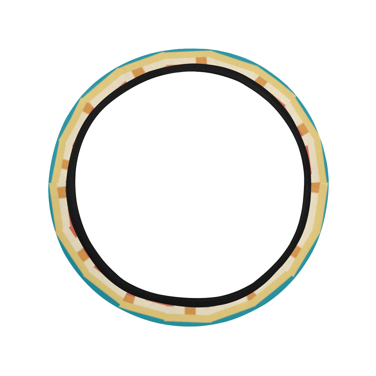 Tribal Aztec Vintage Steering Wheel Cover with Elastic Edge