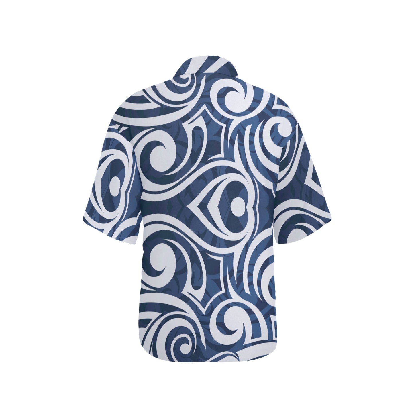 Maori Pattern Print Design 01 Women's Hawaiian Shirt