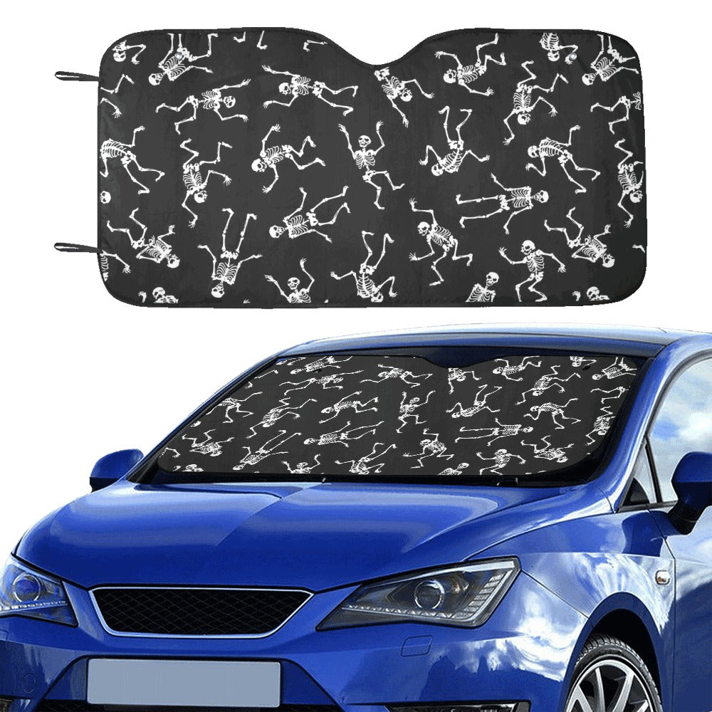 Skeleton Print Design LKS305 Car front Windshield Sun Shade