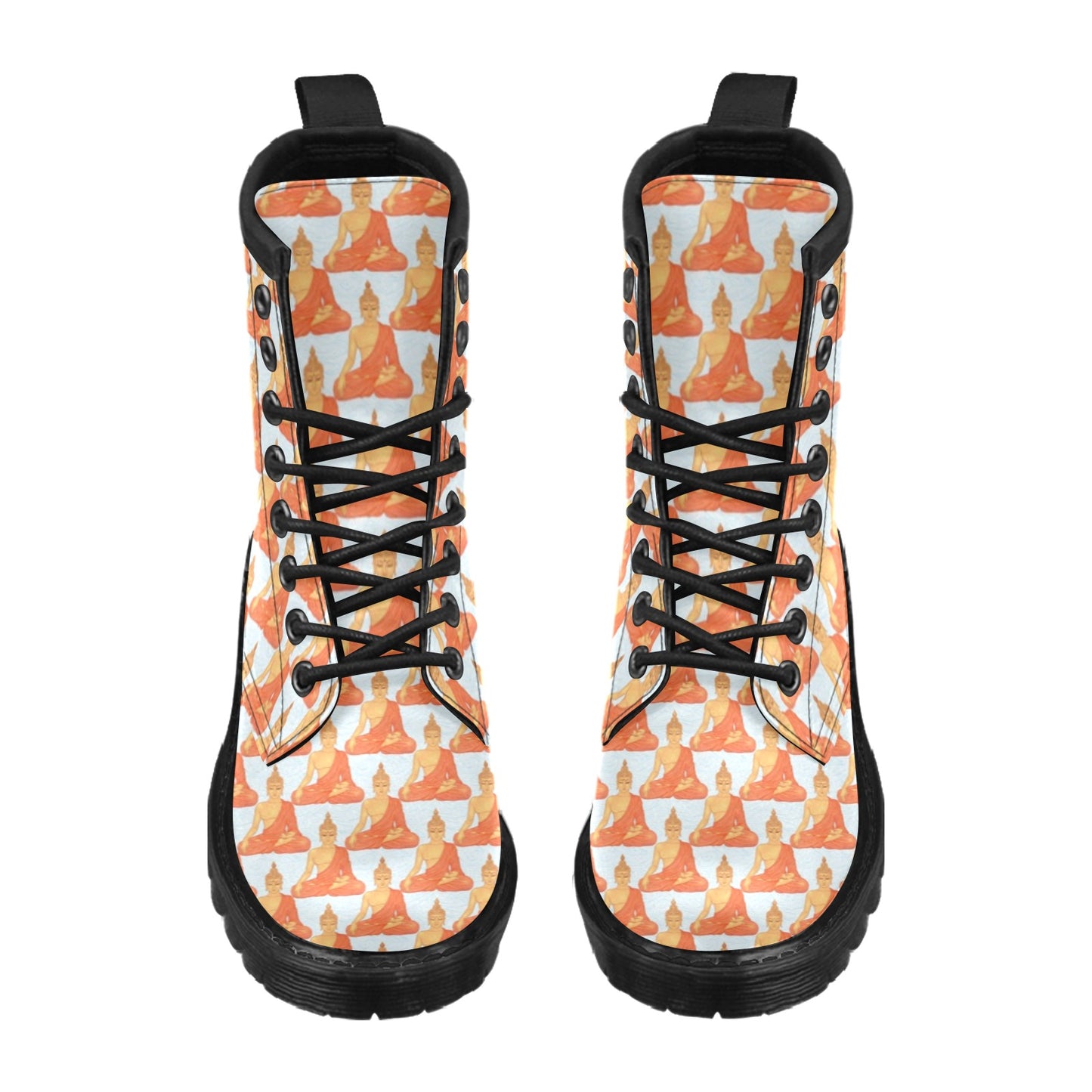 Buddha Pattern Print Women's Boots