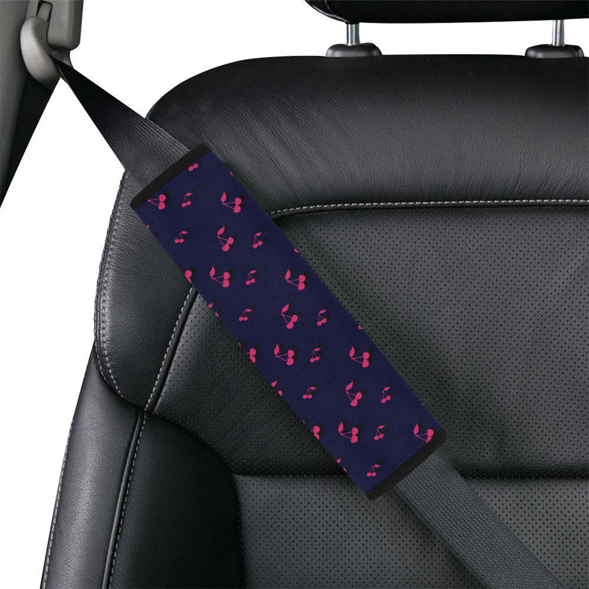 Cherry Pattern Print Design 02 Car Seat Belt Cover
