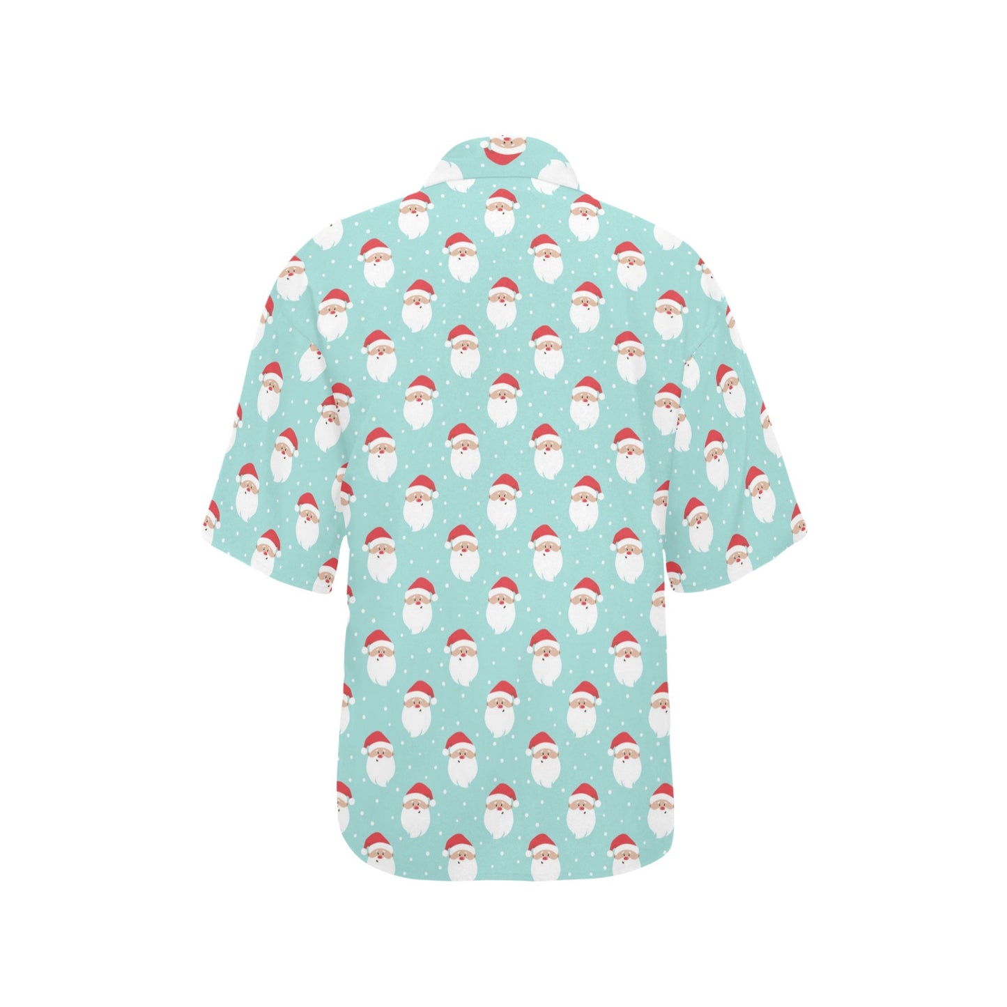 Santa Print Design LKS308 Women's Hawaiian Shirt