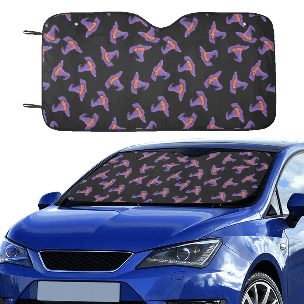 Witch Hat Print Design LKS304 Car front Windshield Sun Shade