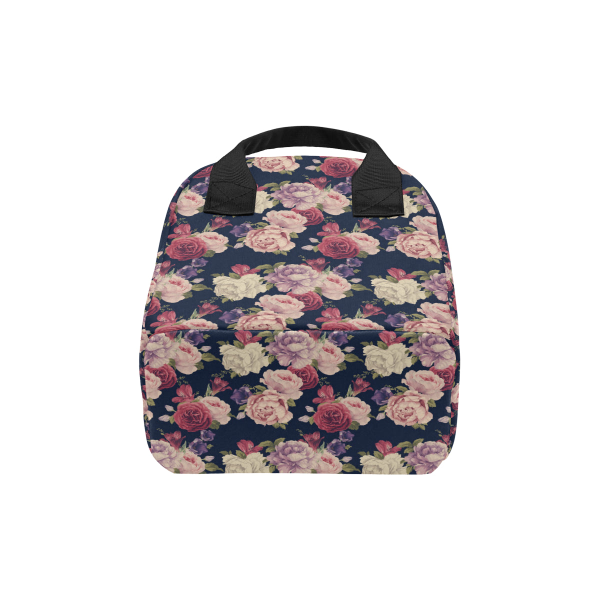 Peony Pattern Print Design PE03 Insulated Lunch Bag