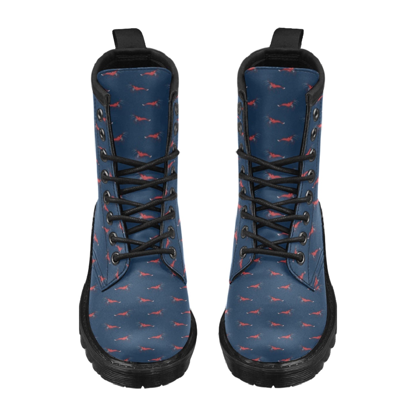 Shrimp Print Design LKS305 Women's Boots