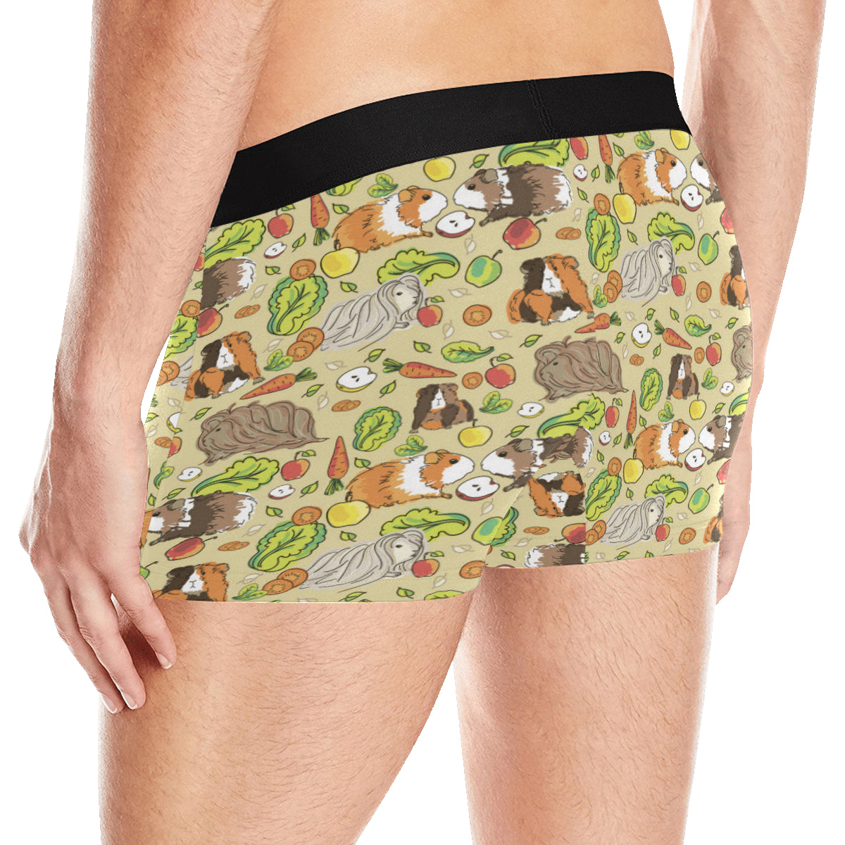 Guinea Pig Pattern Print Design 02 Men's Boxer Briefs