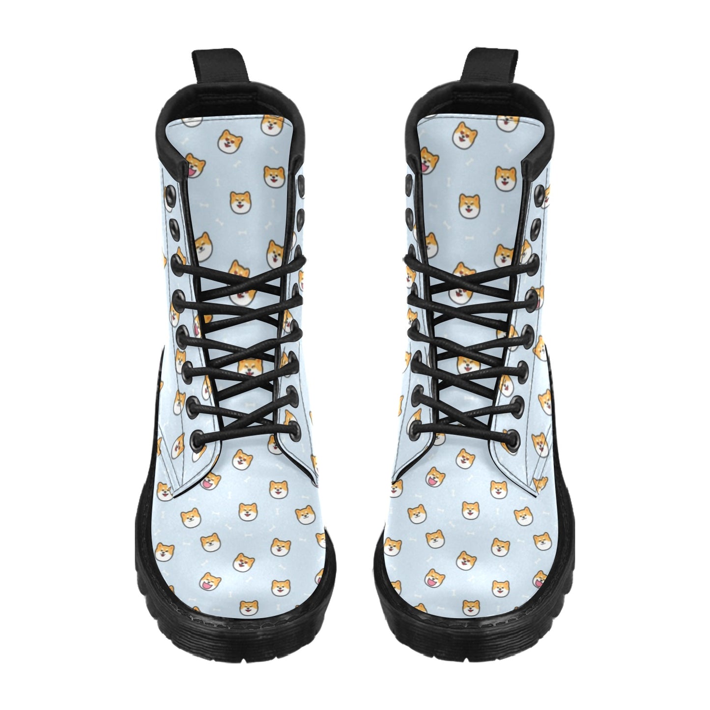 Shiba Inu Print Design LKS3012 Women's Boots