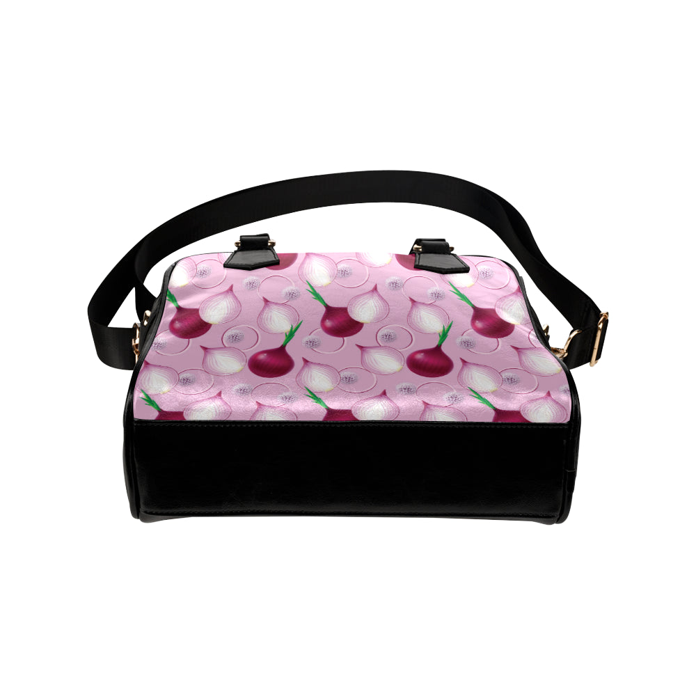 Onion Pattern Print Design A01 Shoulder Handbag