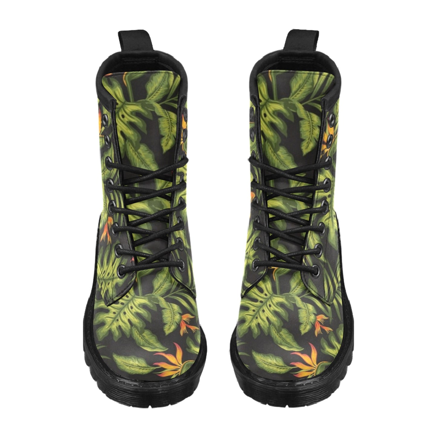 Bird Of Paradise Pattern Print Design BOP013 Women's Boots