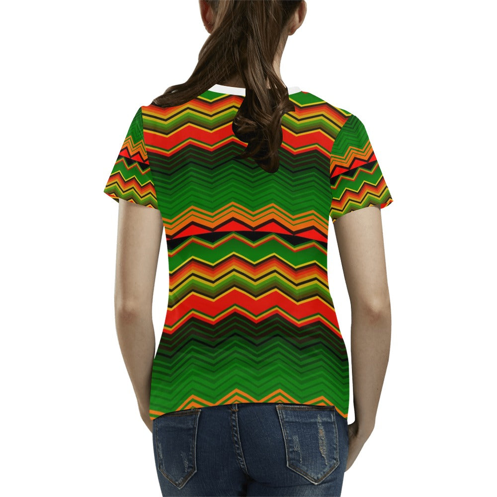 Serape Print Design LKS306 Women's T-shirt