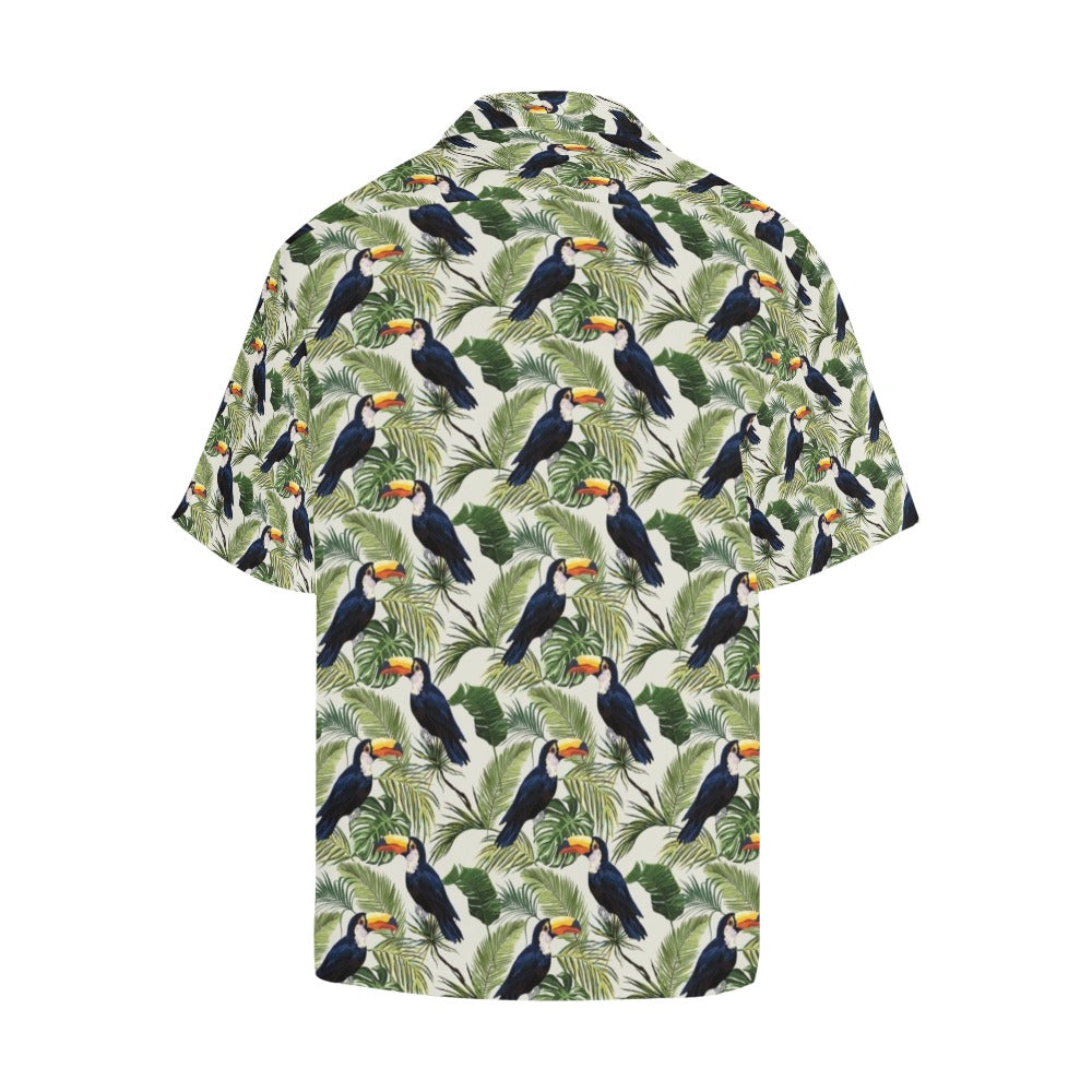 Toucan Print Design LKS308 Men's Hawaiian Shirt