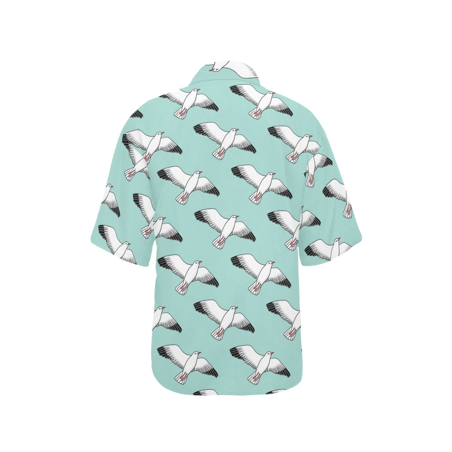 Pigeon Pattern Print Design 02 Women's Hawaiian Shirt