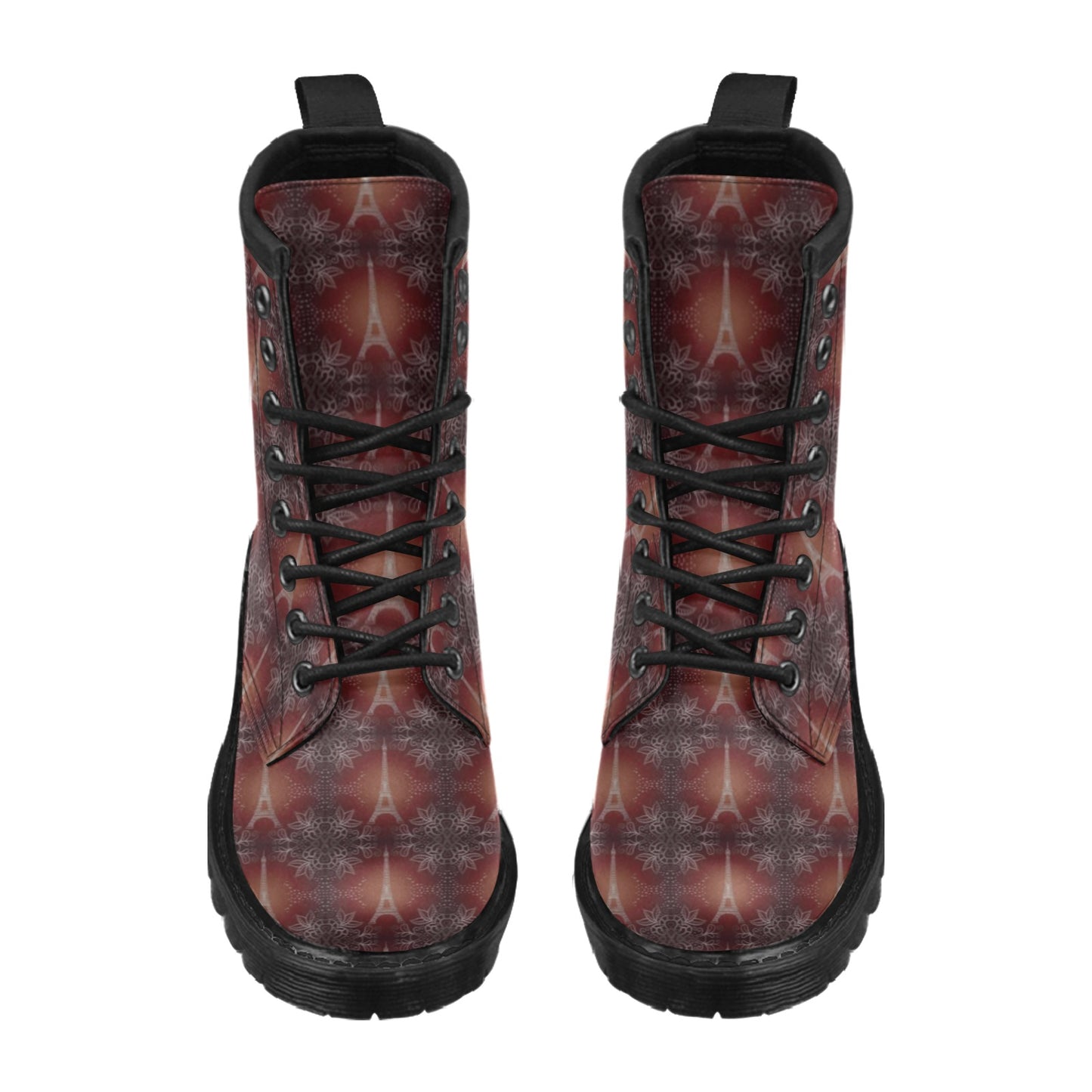 Eiffel Tower Drawing Print Women's Boots