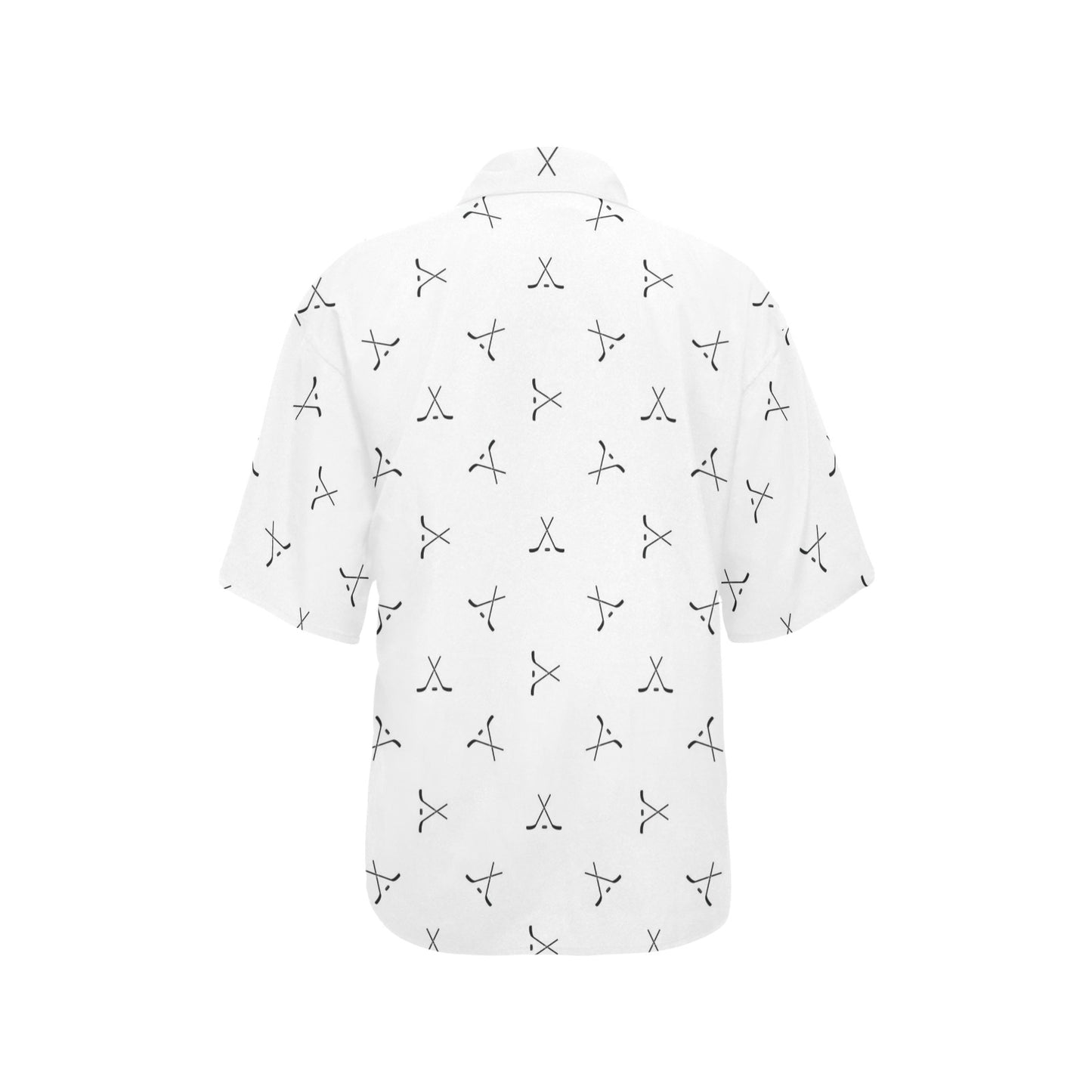 Hockey Print Design LKS304 Women's Hawaiian Shirt