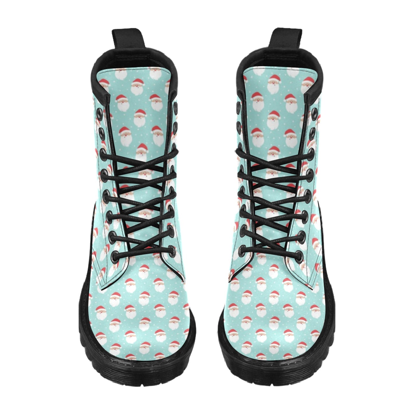 Santa Print Design LKS308 Women's Boots