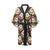 Anemone Pattern Print Design AM07 Women Kimono Robe