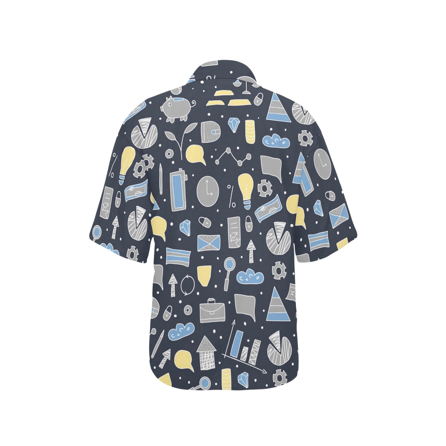 Accounting Financial Pattern Print Design 04 Women's Hawaiian Shirt