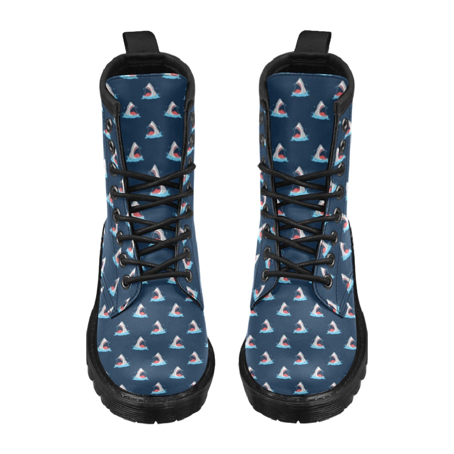 Shark Print Design LKS3010 Women's Boots