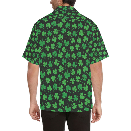 Clover Pattern Print Design 04 Men's Hawaiian Shirt
