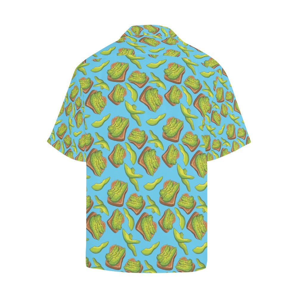 Sandwich Avocado Print Design LKS306 Men's Hawaiian Shirt