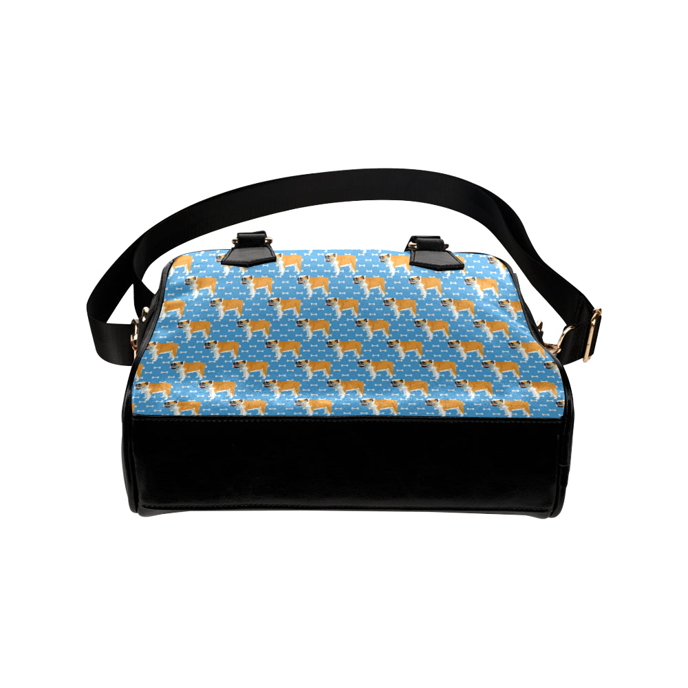 Bulldogs Pattern Print Design 06 Shoulder Handbag
