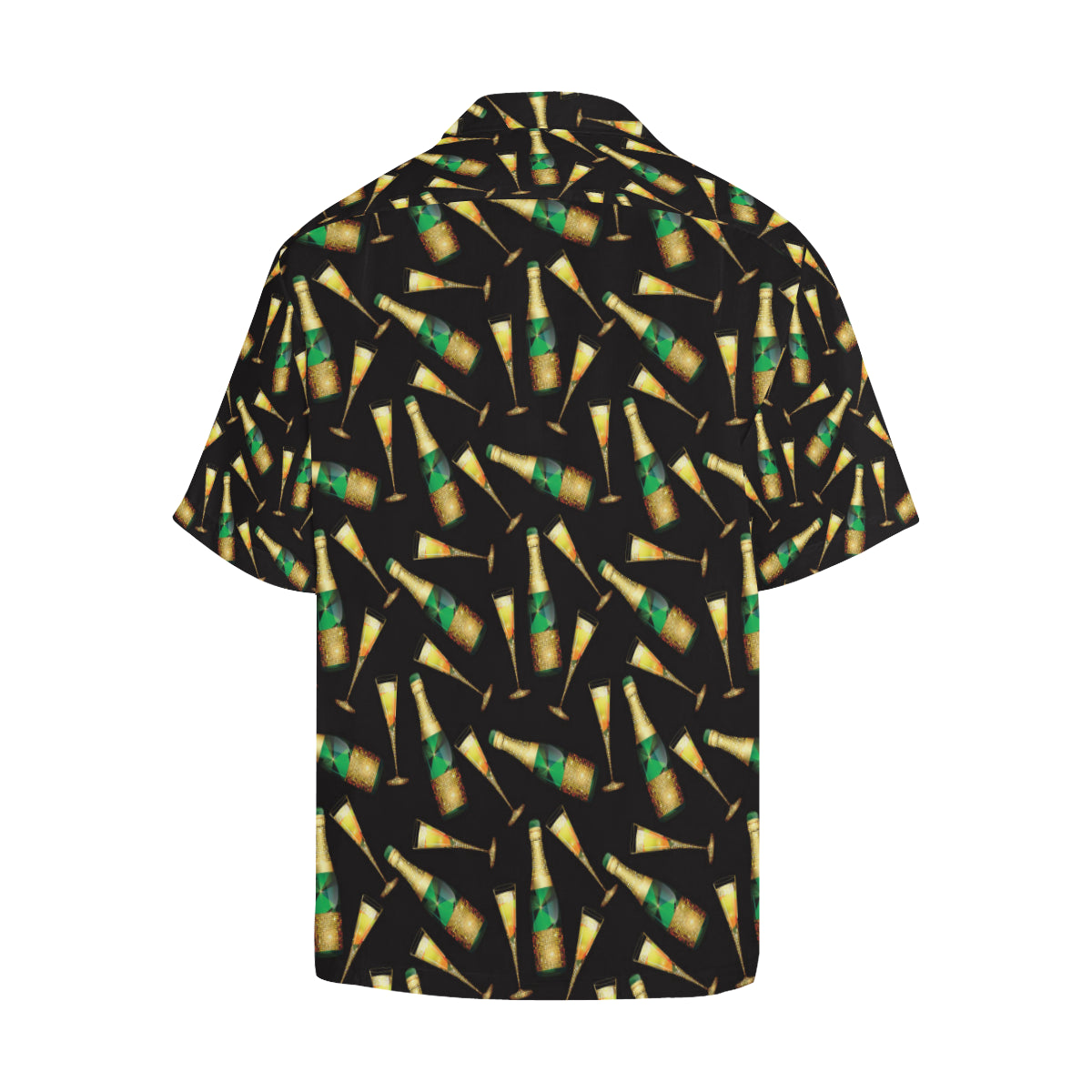 Champagne Pattern Print Design 02 Men's Hawaiian Shirt