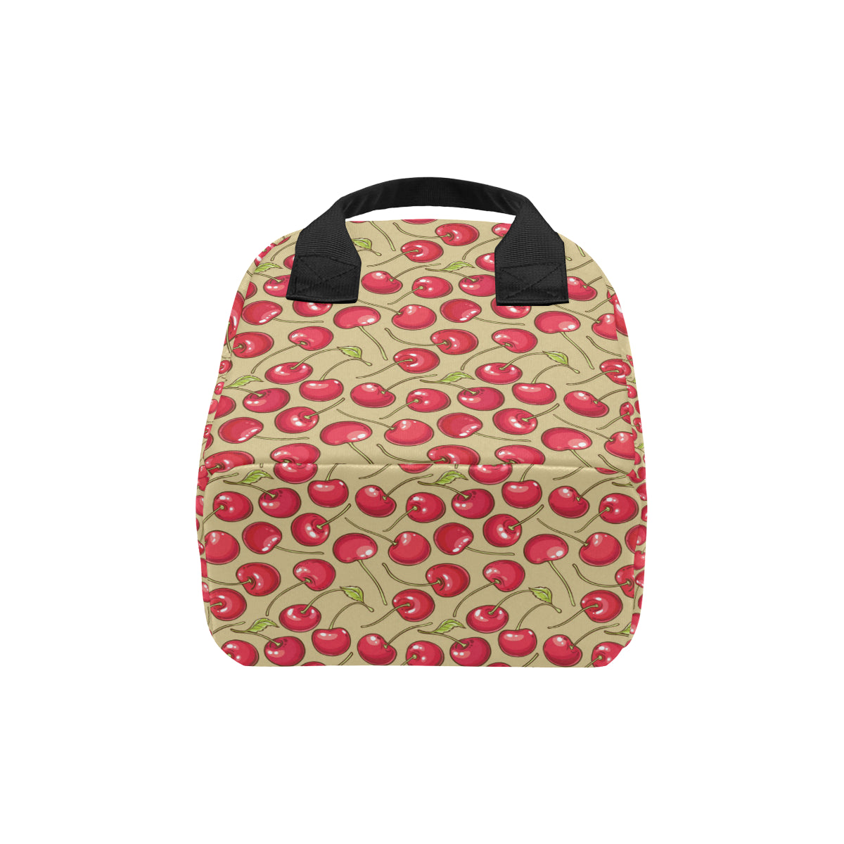 Cherry Pattern Print Design CH05 Insulated Lunch Bag