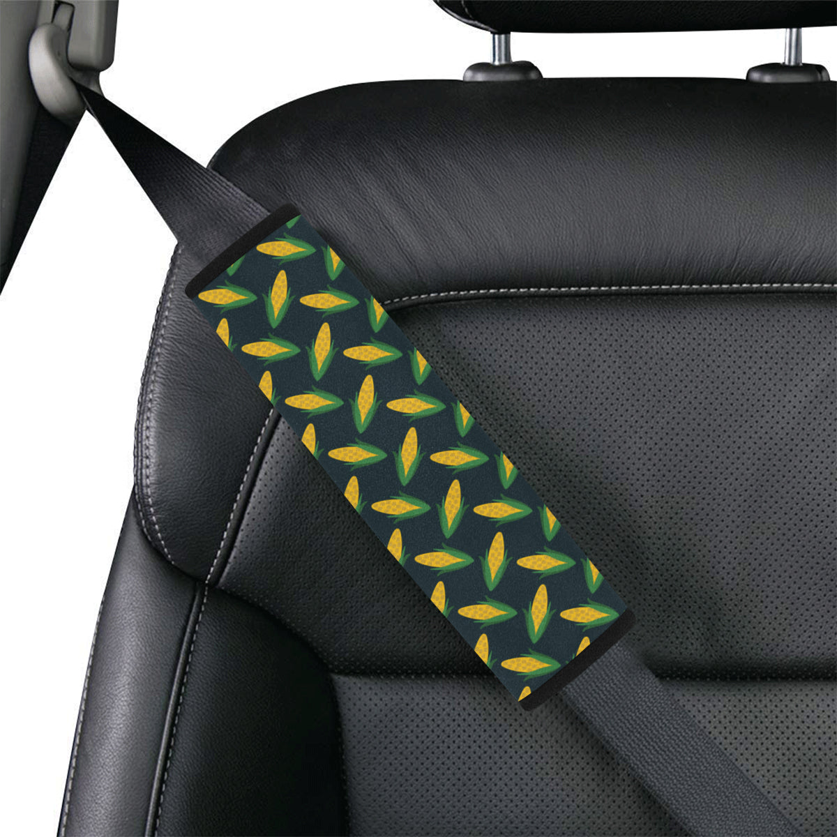 Corn Pattern Print Design 02 Car Seat Belt Cover