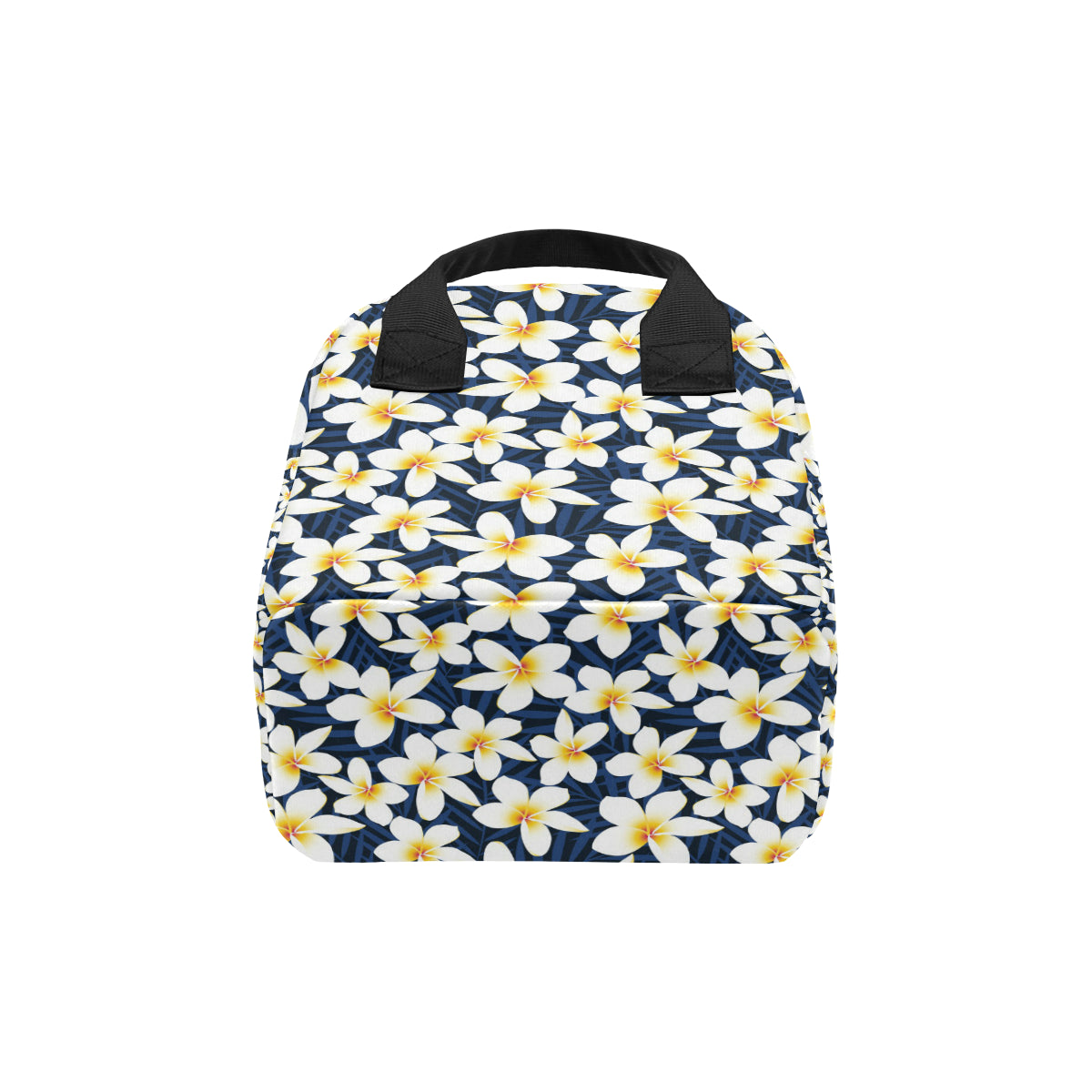 Plumeria Pattern Print Design PM026 Insulated Lunch Bag