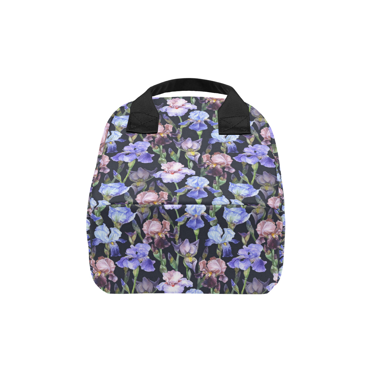Iris Pattern Print Design IR04 Insulated Lunch Bag