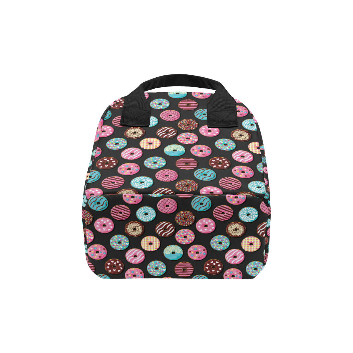 Donut Pattern Print Design DN02 Insulated Lunch Bag