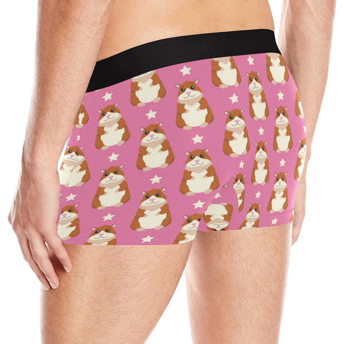 Hamster Cute Pattern Print Design 02 Men's Boxer Briefs