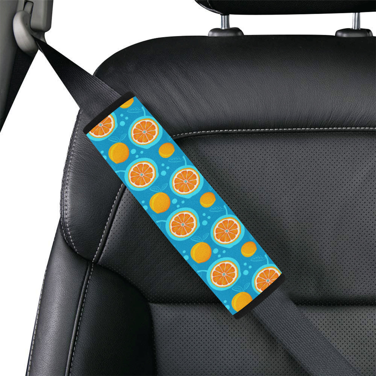 Grapefruit Pattern Print Design GF03 Car Seat Belt Cover