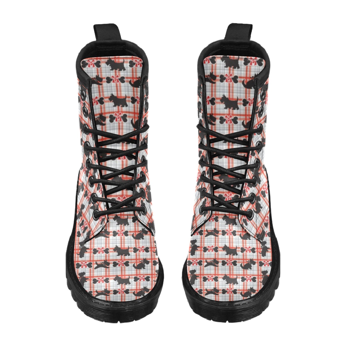 Scottish Terriers Print Design LKS3014 Women's Boots