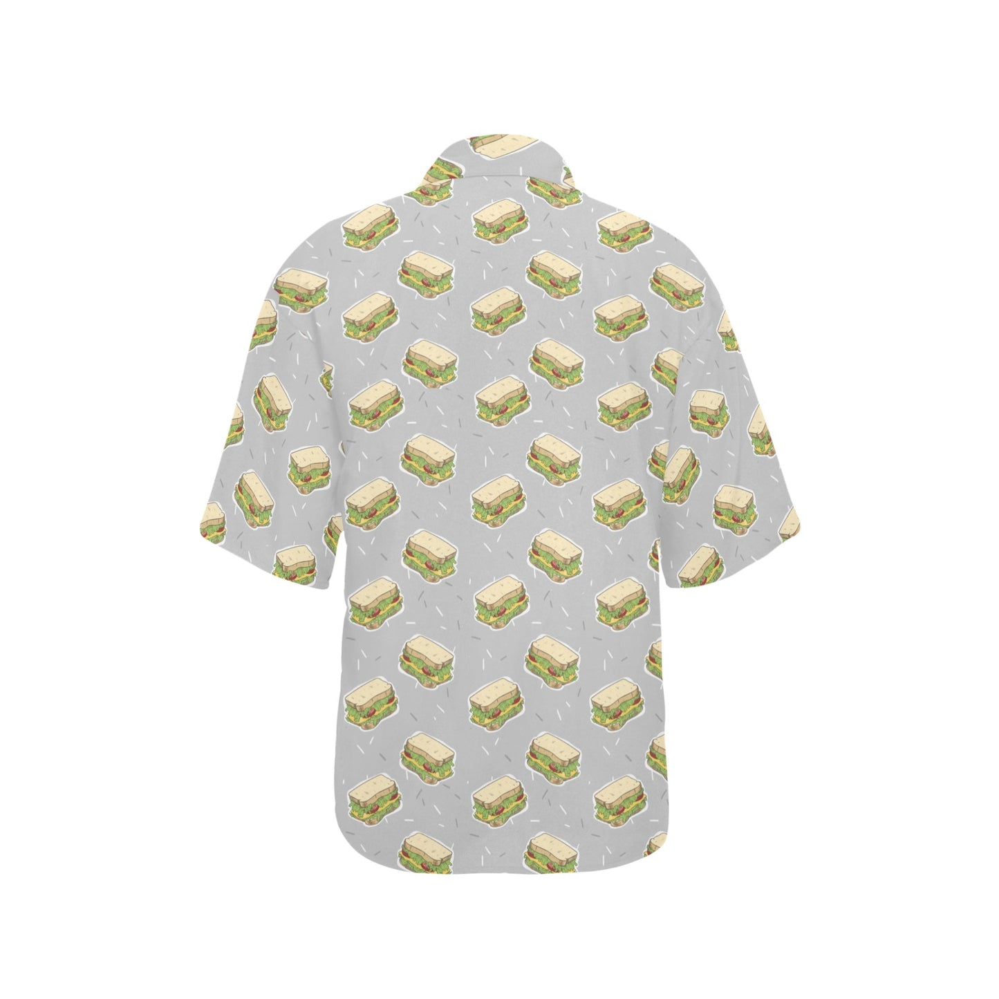Sandwich Print Design LKS304 Women's Hawaiian Shirt