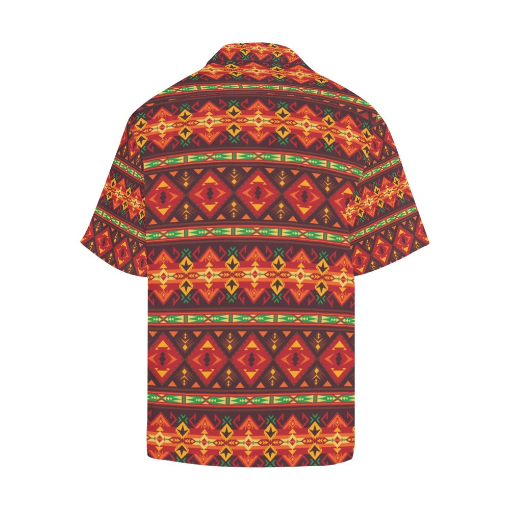 Southwest Pattern Print Design LKS309 Men's Hawaiian Shirt
