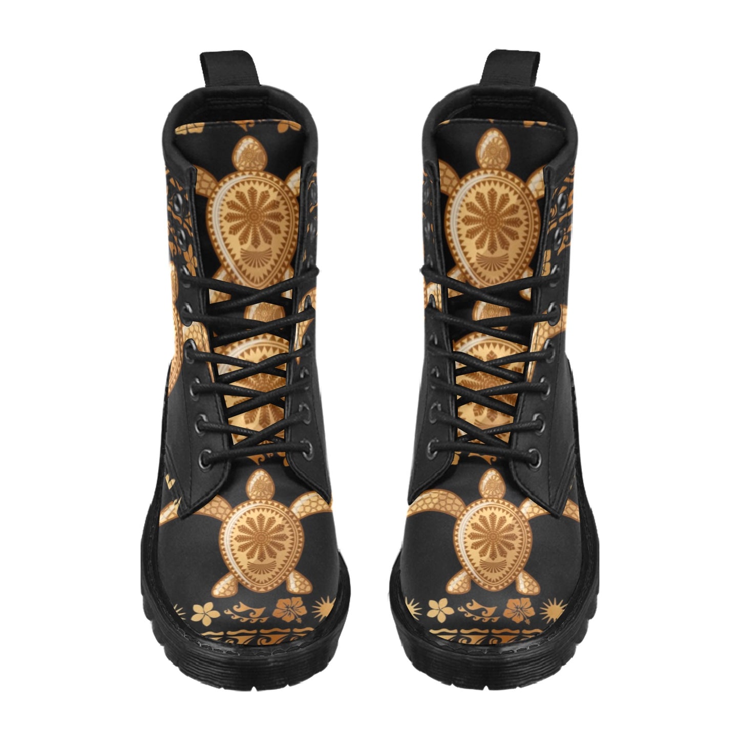 Tribal Sea turtle Polynesian Hawaiian Women's Boots