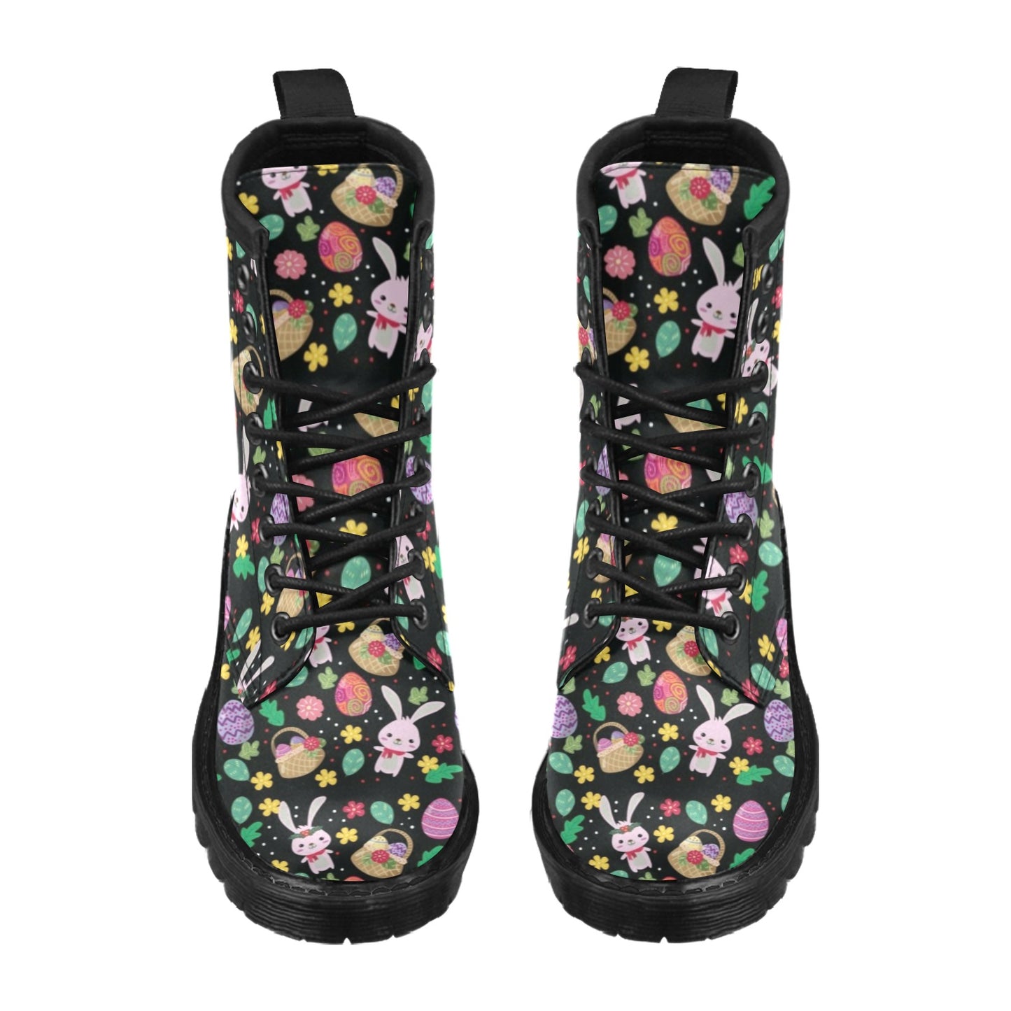 Easter Eggs Pattern Print Design RB05 Women's Boots