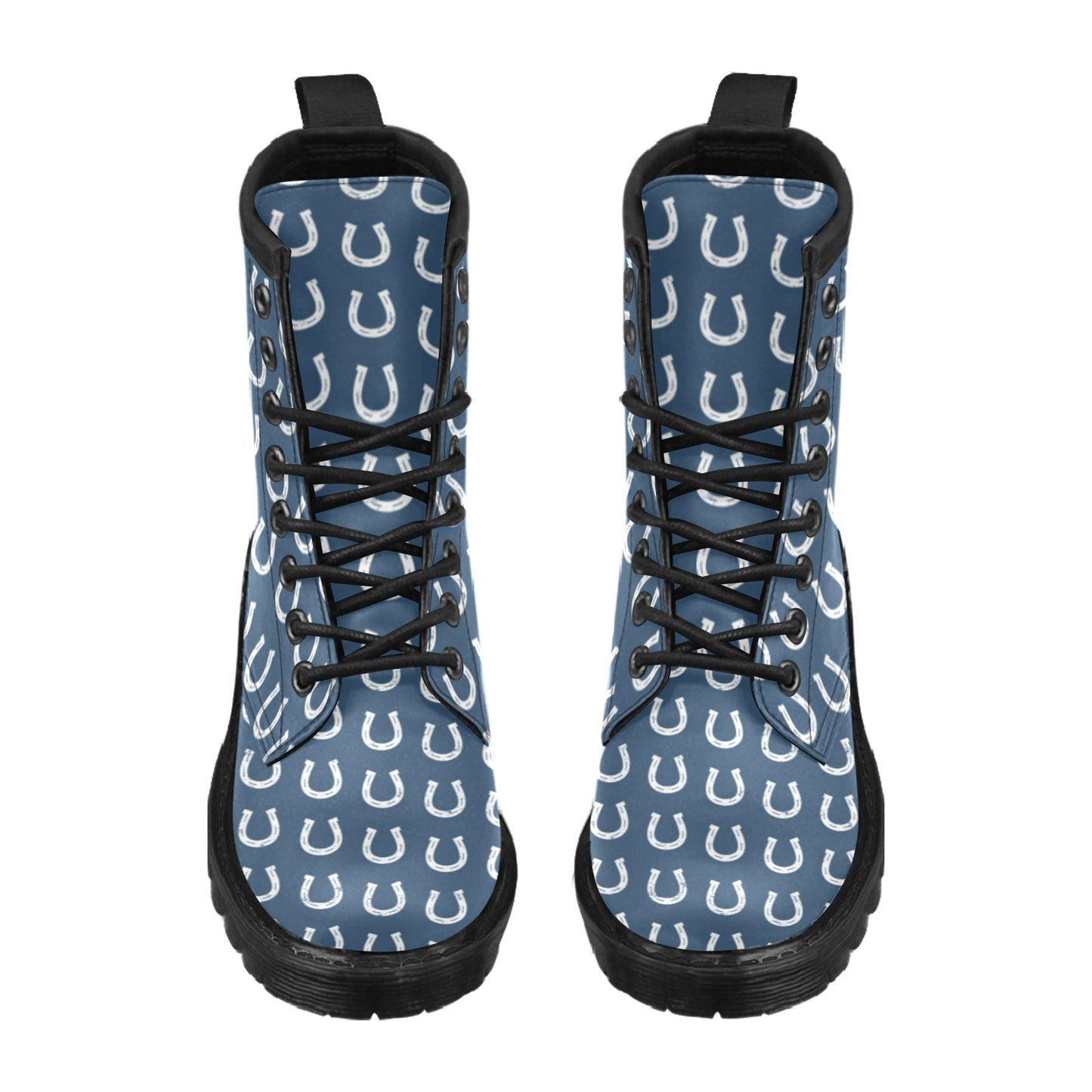 Horseshoe Print Design LKS301 Women's Boots